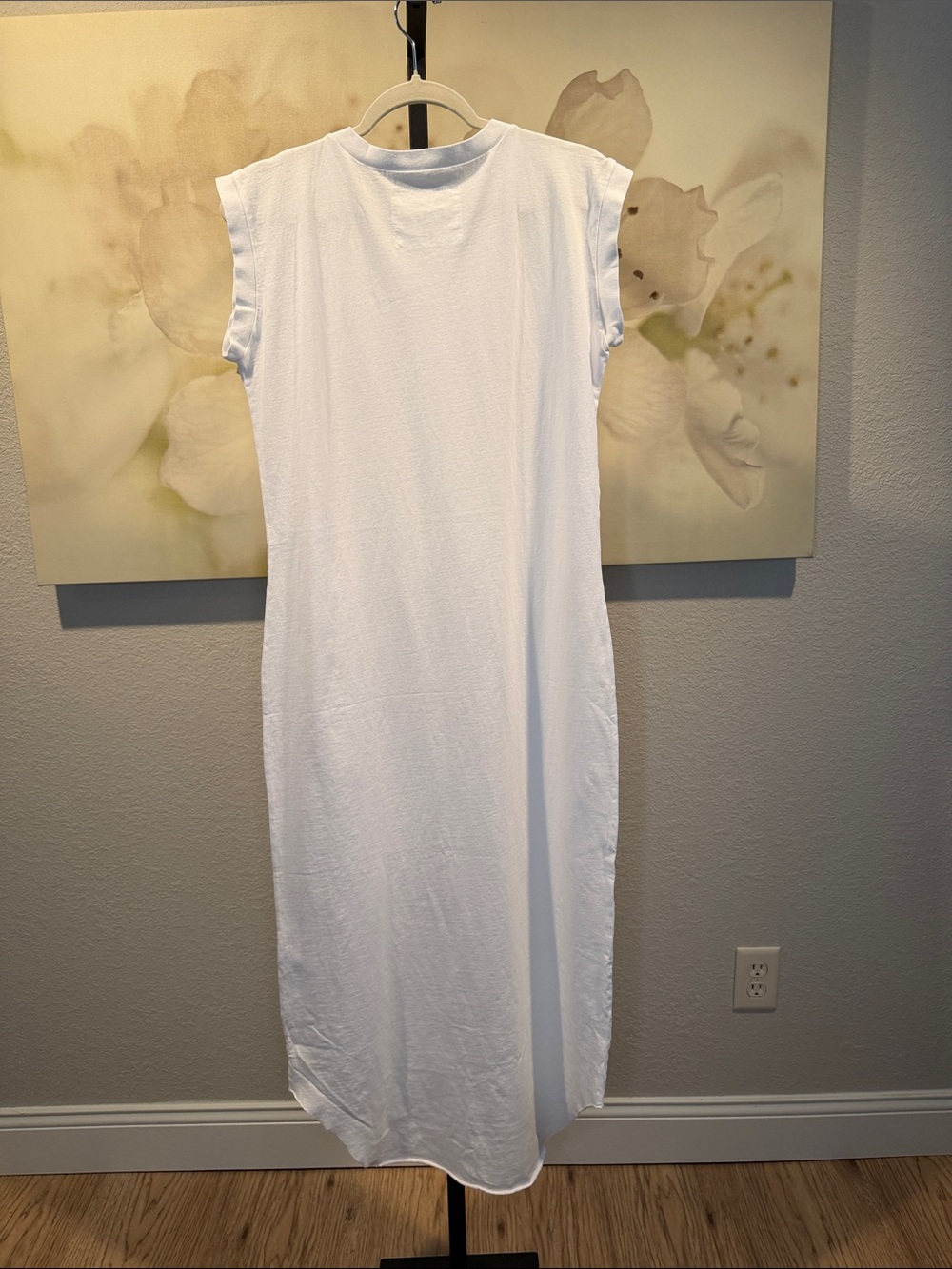 🆕Frank & Eileen Cory Vintage Muscle Tee Maxi Dress in White - Picture 10 of 11